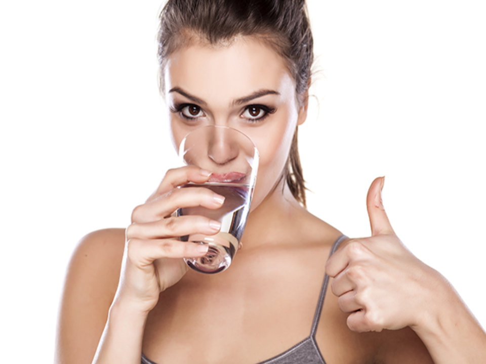 drinking water