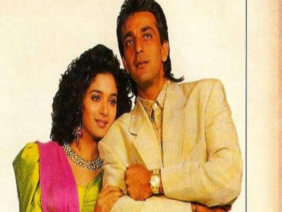 Sanjay Dutt and Madhuri Dixit