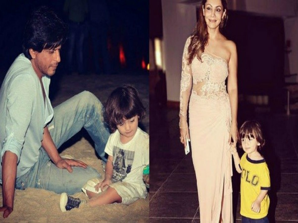 bollywood babies Shah Rukh Khan and Gauri Khan