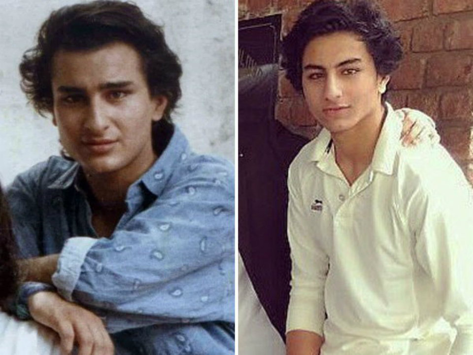 star kids Ibrahim Khan and Saif Ali Khan