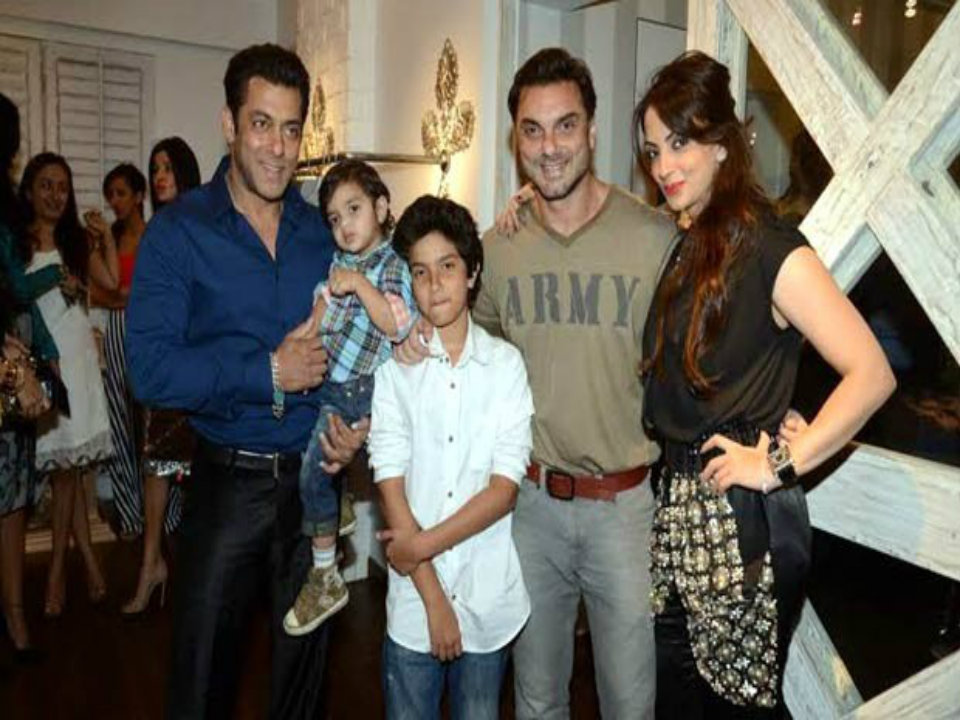 bollywood babies Sohail Khan and Seema Sachdev