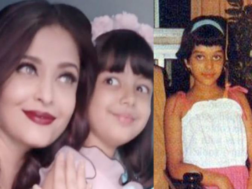 star kids Aaradhya Bachchan and Aishwarya Rai Bachchan