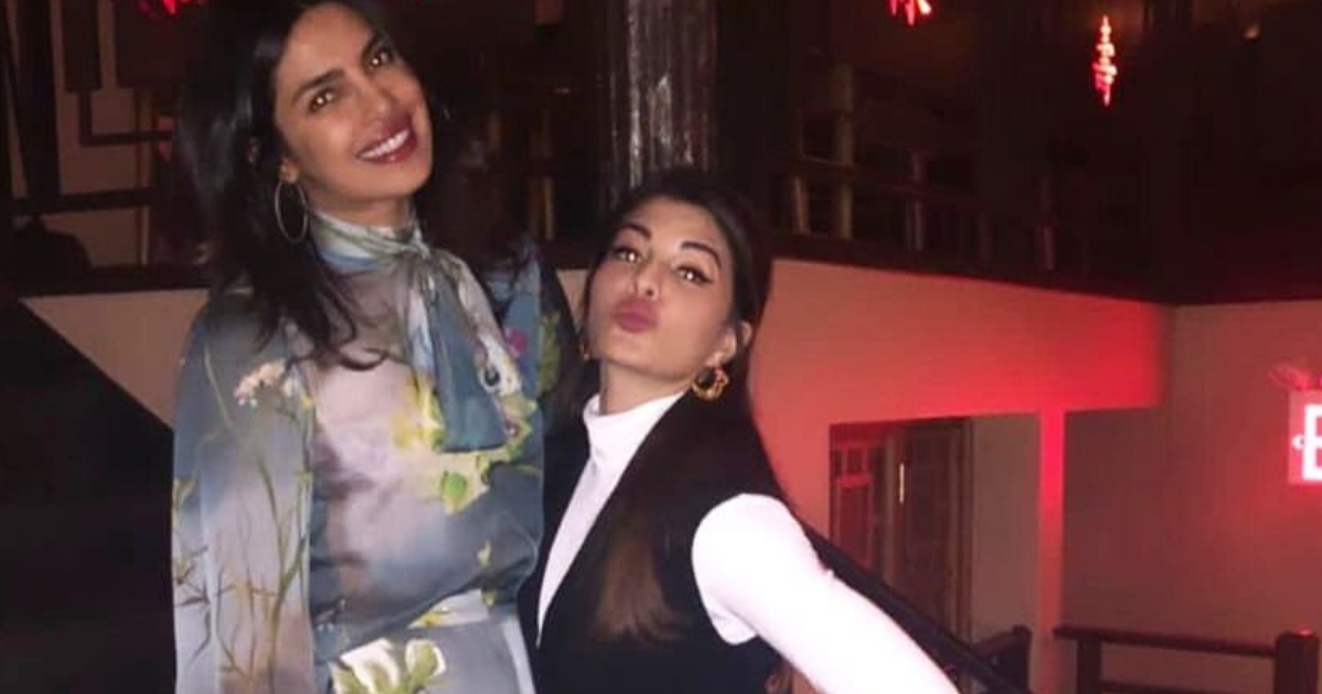 Jacqueline Fernandez And Priyanka Chopra, Pout And Smile Striking The