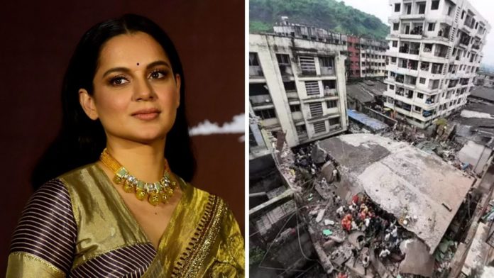 Featured Image - ScoopNow - Kangana hammers Shiv Sena and BMC on Bhiwandi building collapse