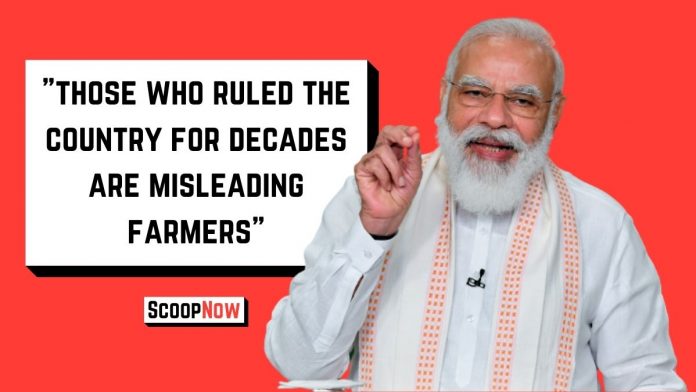 Featured Image - ScoopNow - “The new farm laws will free you” says PM Modi targeting the opposition Farmers Bill