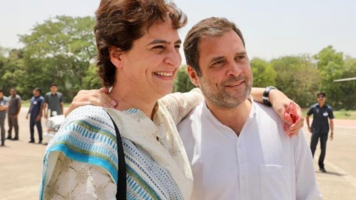 Featured Image - ScoopNow - BJP slams Congress of ‘Political Vulturism’; Video clip of Rahul-Priyanka laughing on their way to Hathras