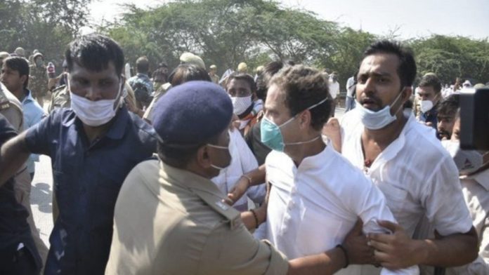 Featured Image - ScoopNow - Rahul Gandhi, Priyanka detained while going to Hathras to meet the rape victim’s family;